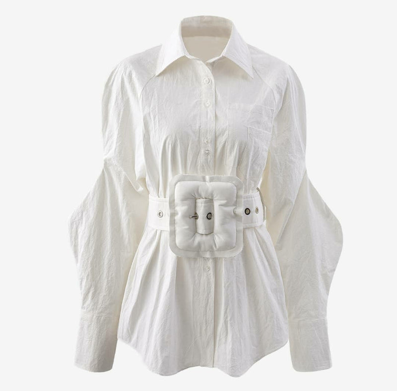 Extreme Square Belt Button-up