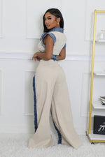 Denim Edge 2 Pc Pant Set