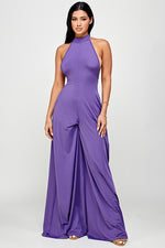 Halter Wide Leg Jumpsuit