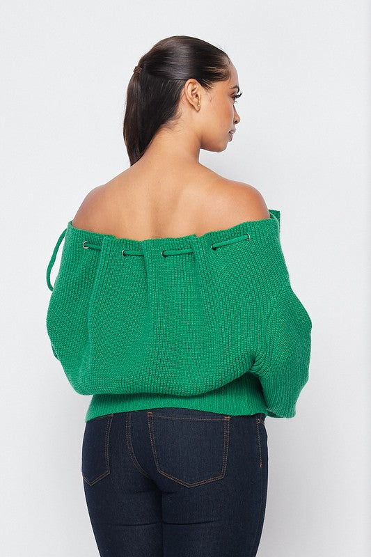String It Off Shoulder Sweater